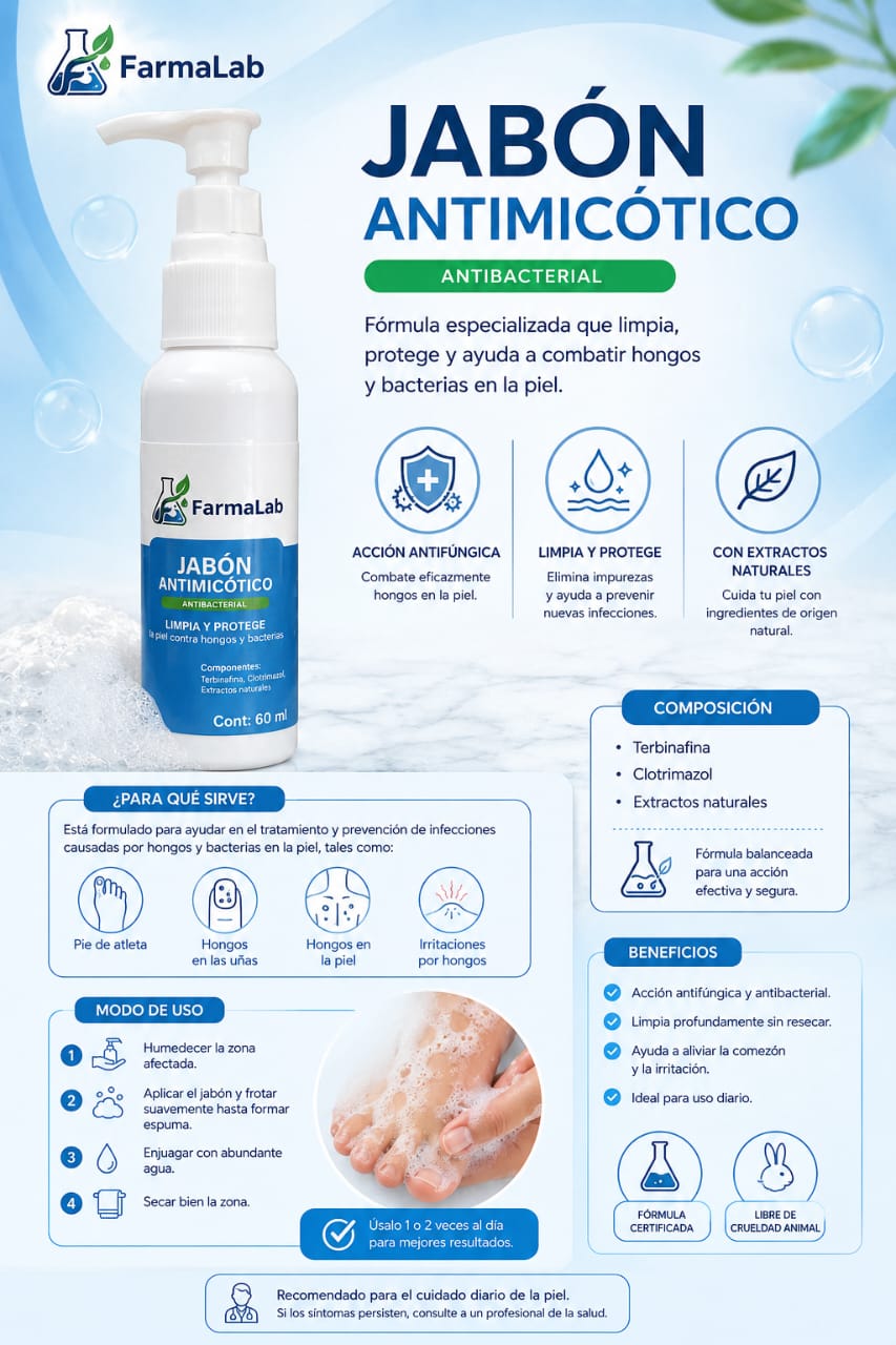 Jabón Líquido Antimicótico FarmaLab
