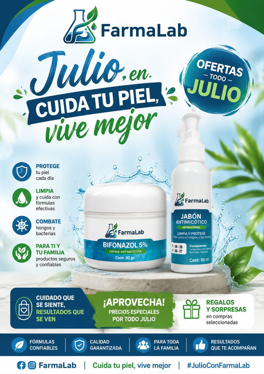 Promo Fiestas Patrias: Crema FarmaLab + Jabón