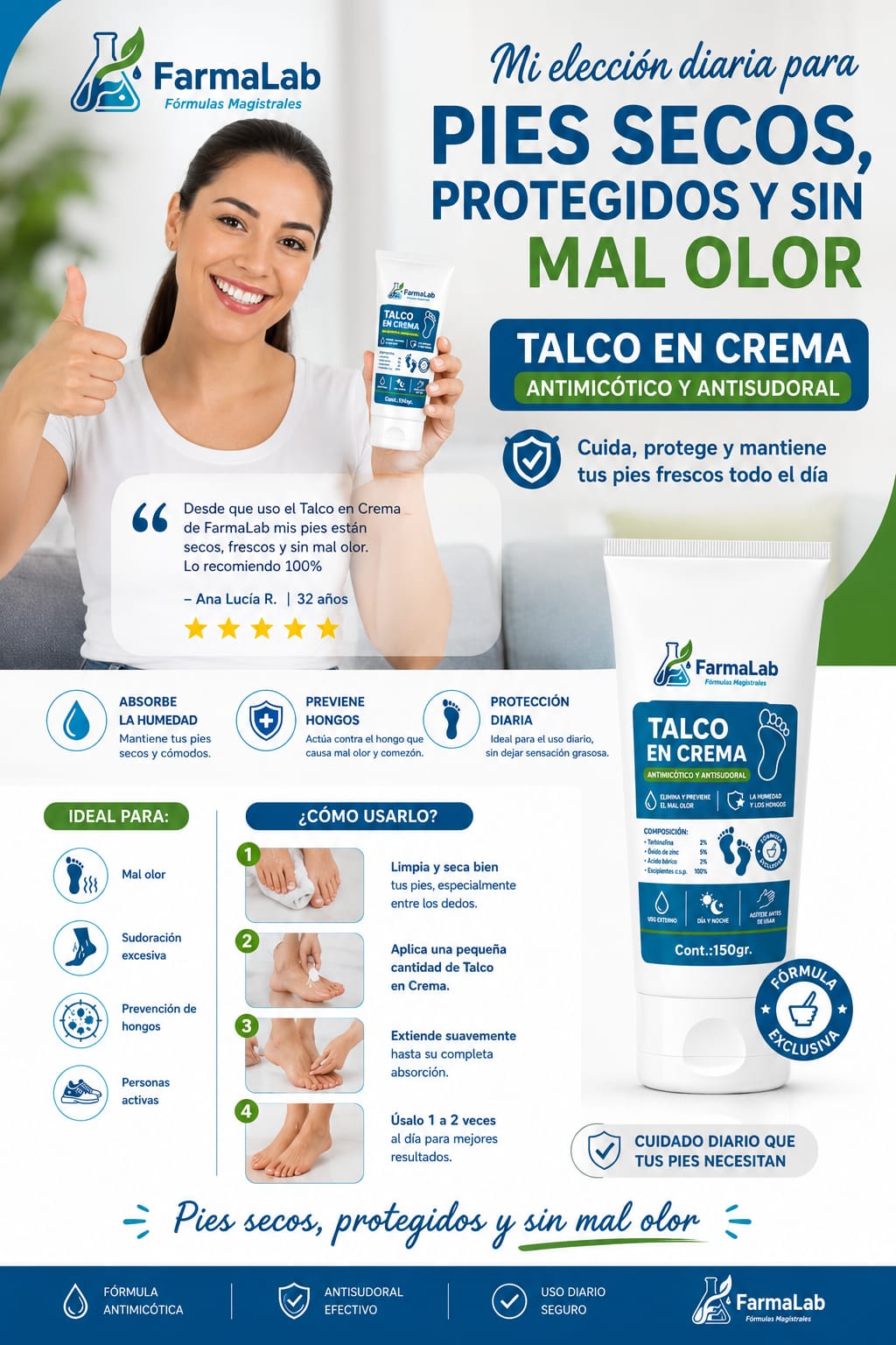 "Talco en Crema: Protección y Frescura"
